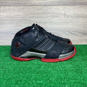 Adidas T-Mac 6 Black Red Basketball Shoes Size 8